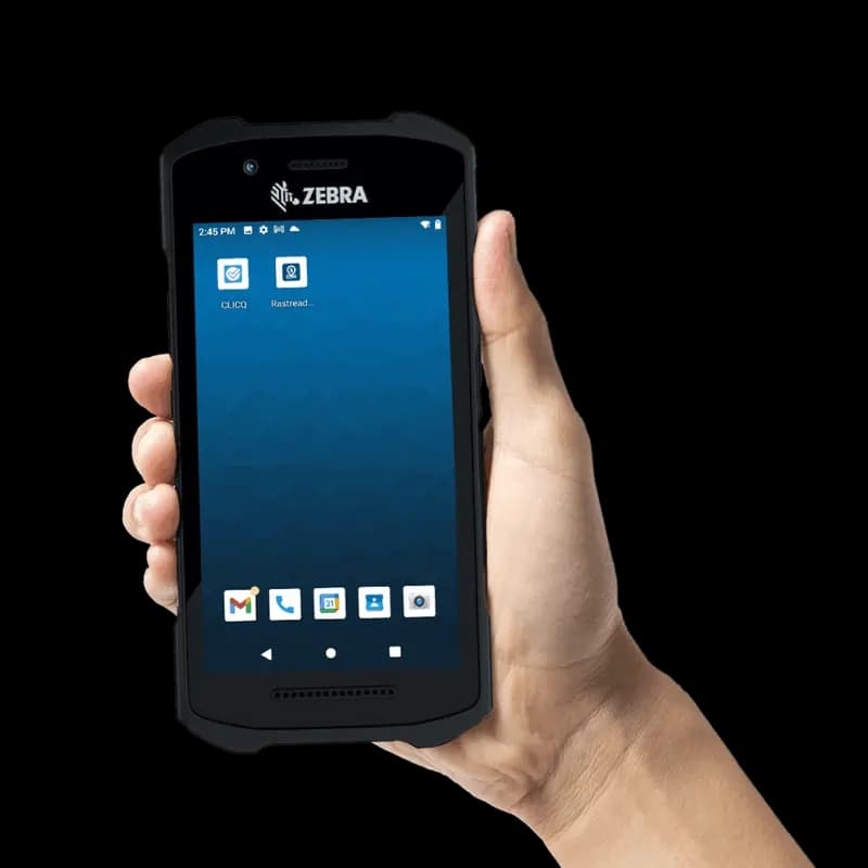 Mobiles Scangerät mit der ezBarco-App