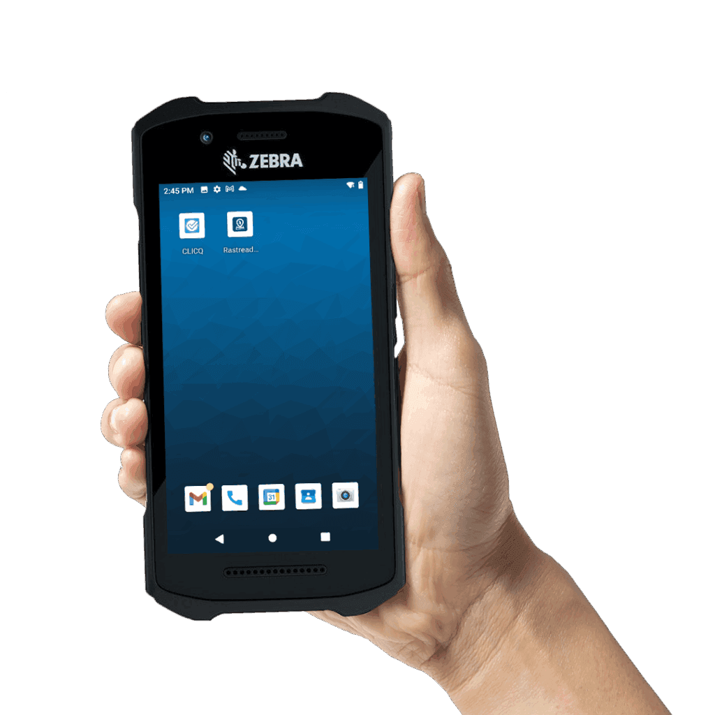 Mobiles Scangerät mit der ezBarco-App