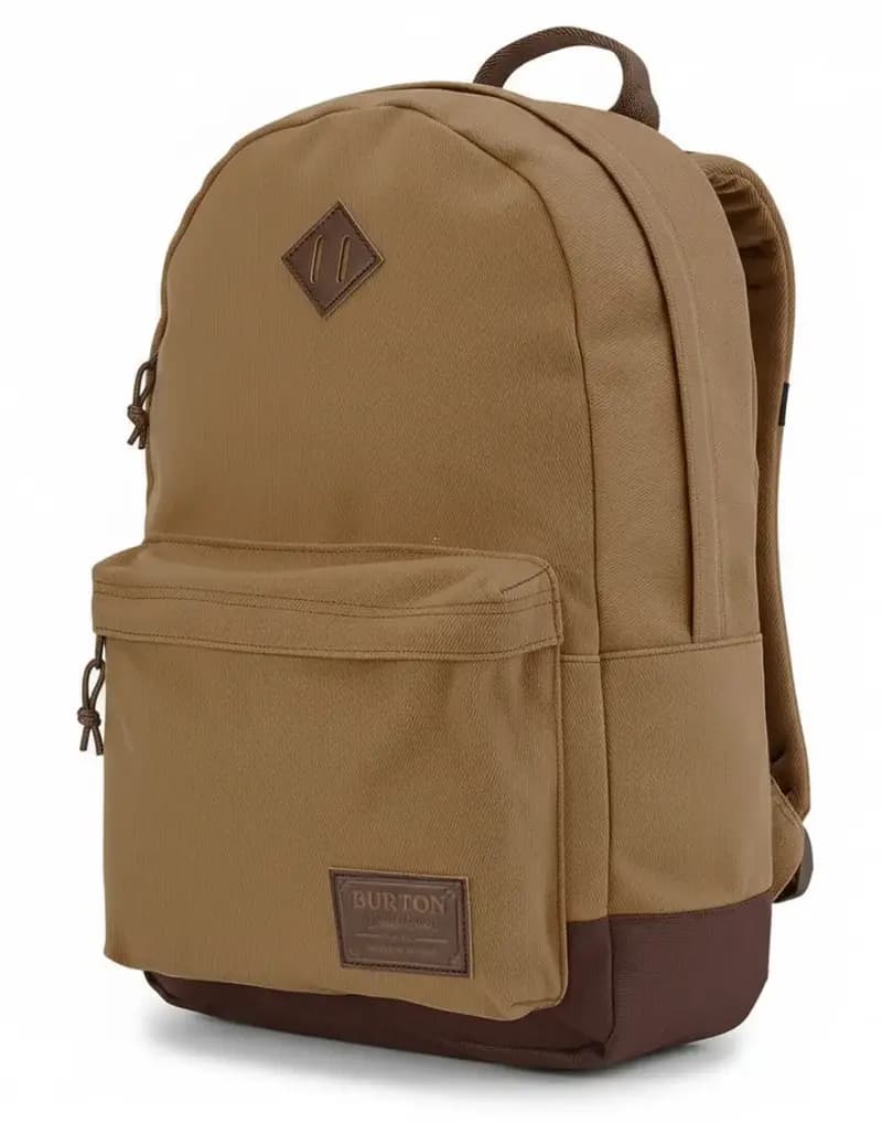 KI-generiertes Produktfoto eines braunen Rucksacks