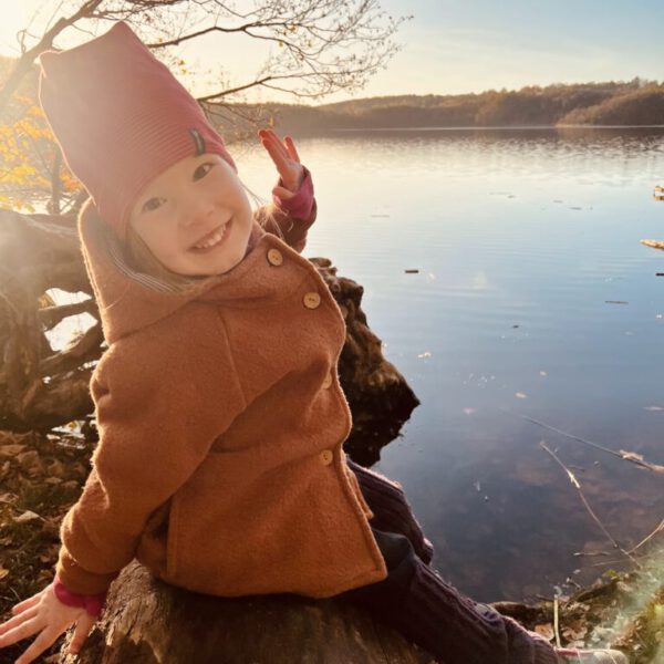 by the lake