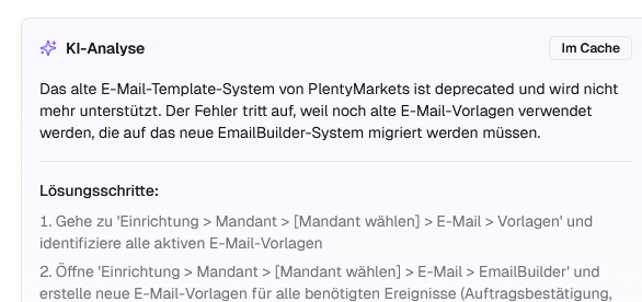 Soforthilfe, KI-basiert.